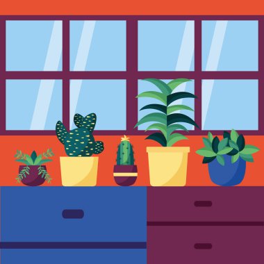 dekoratif ev bitkileri iç tasarım