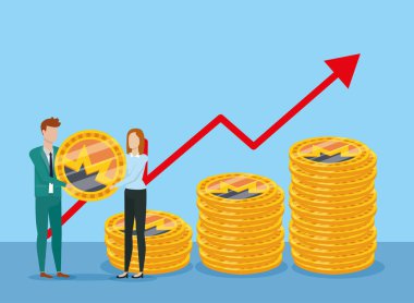 iş adamları kriptopara finans tasarımı