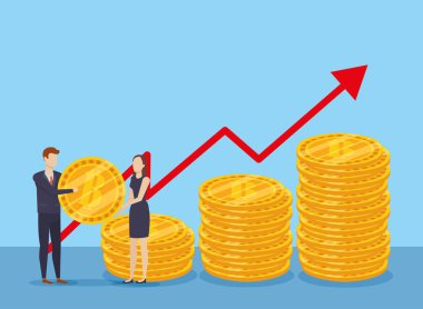 iş adamları kriptopara finans tasarımı