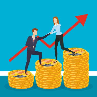 iş adamları kriptopara finans tasarımı