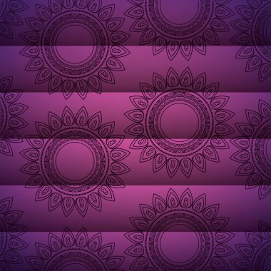 mandala arka plan dekoratif motif çiçek