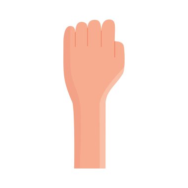 İzole el vektör tasarımı