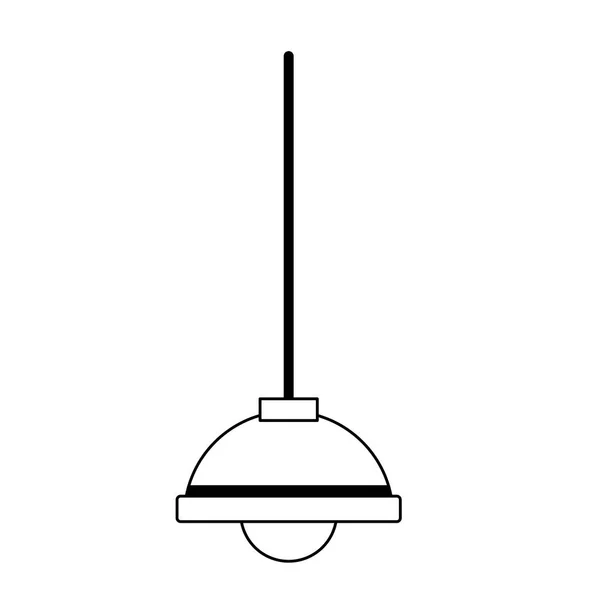 Isoliertes Lampenvektordesign — Stockvektor