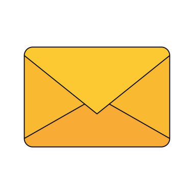 Zarf ileti vektör tasarımı