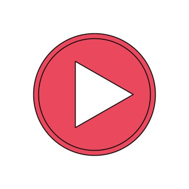 Sosyal medya ve multimedya düğmesi tasarımı