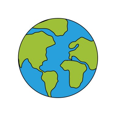 İzole planet tasarım