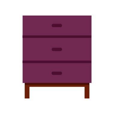 İzole mobilya vektör tasarımı