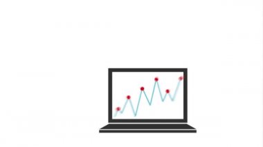 dizüstü bilgisayar ile online finans ve ekonomi