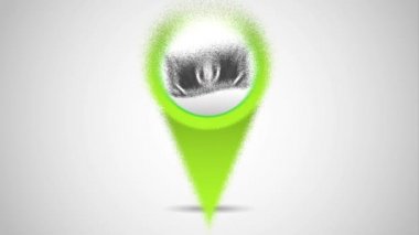 finans ve ekonomi pin işaretçi konumu