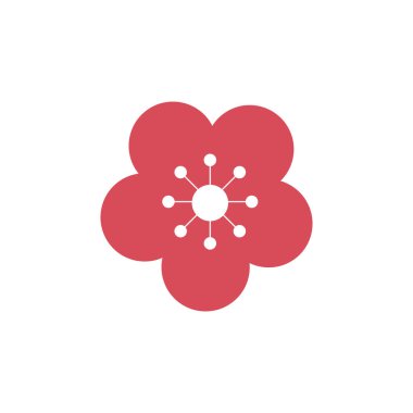 sevimli dekoratif çiçek bahçe simgesi