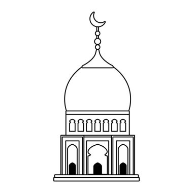 tac mahal cami binası simgesi