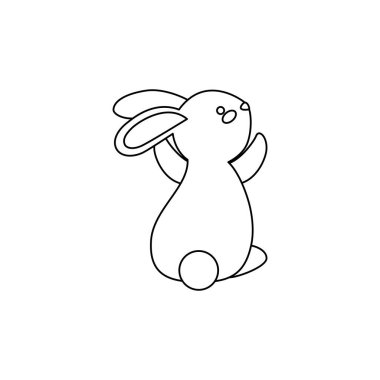 şirin ve küçük tavşan karakteri