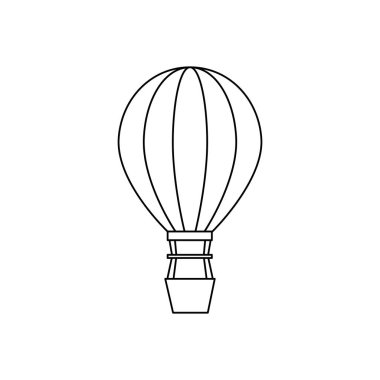 balon hava sıcak uçan simgesi