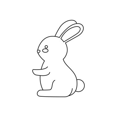 şirin ve küçük tavşan karakteri