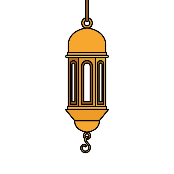 Рамадан Карим лампа висит украшение — стоковый вектор