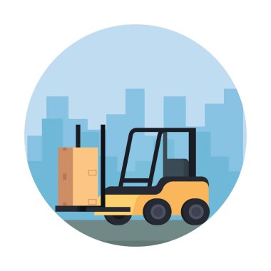 forklift teslim araç servis simgesi