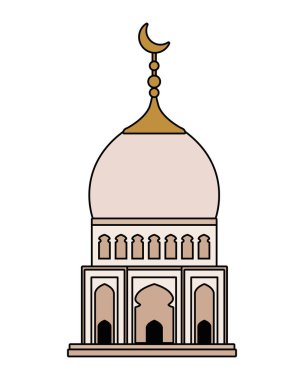 tac mahal cami binası simgesi