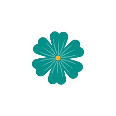 sevimli dekoratif çiçek bahçe simgesi