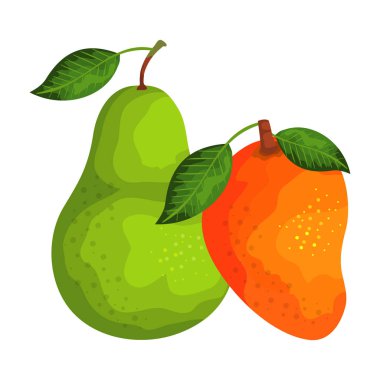 taze mango ve armut meyve doğa