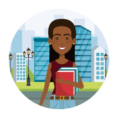 sokak kentsel tarzı genç afro kadın