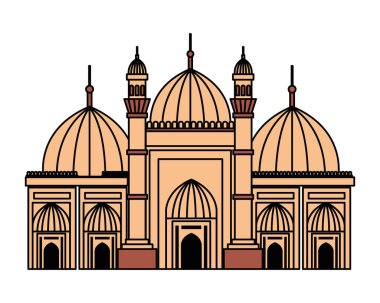 badshahi cami binası saray simgesi