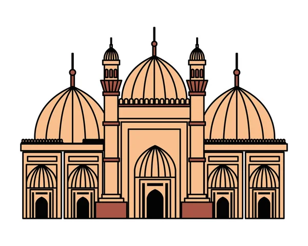 badshahi cami binası saray simgesi