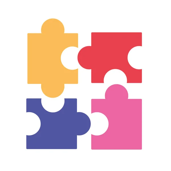 Puzzle conception de jeu — Image vectorielle