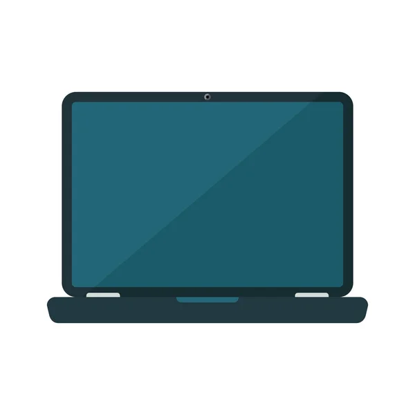 Isoliertes Laptop-Vektordesign — Stockvektor