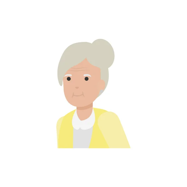 Abuela diseño de vectores de dibujos animados — Vector de stock