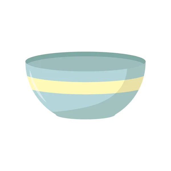 Diseño de cuenco de cocina aislado — Archivo Imágenes Vectoriales