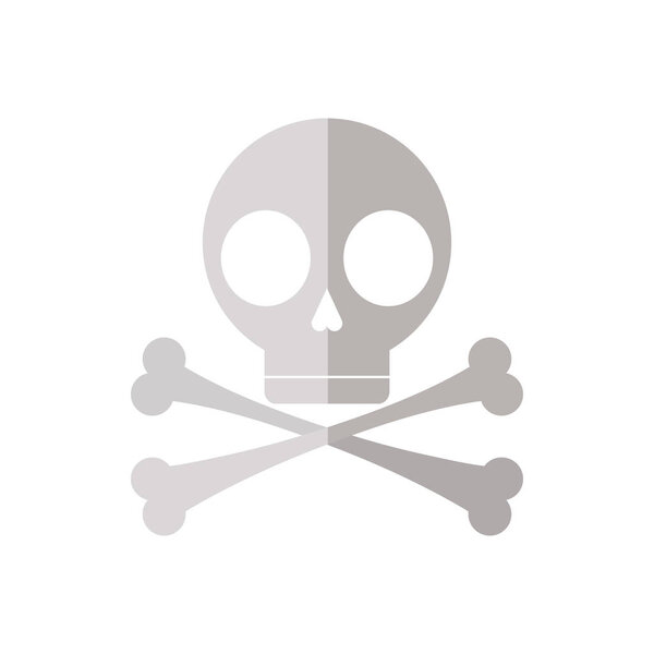 Isolated skull head design