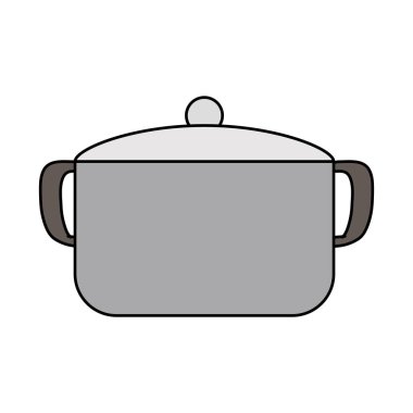 İzole mutfak pot tasarımı