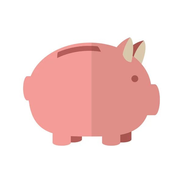 Isolerad Piggy vektor design — Stock vektor