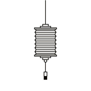 Çin fener vektör tasarımı