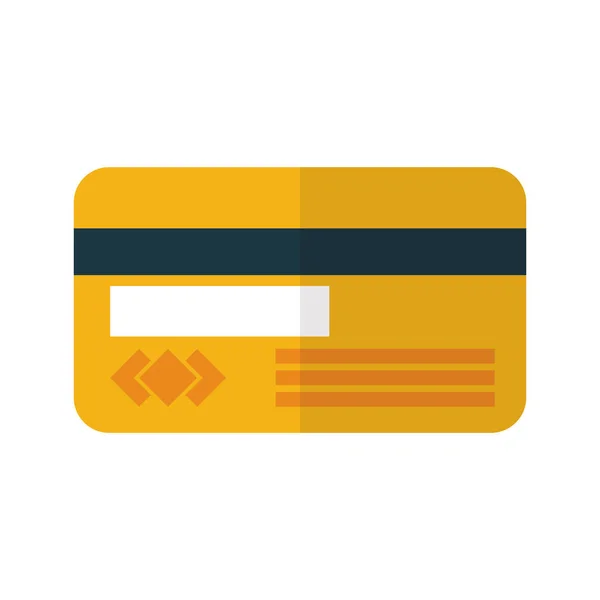 Ізольована кредитна картка Векторний дизайн — стоковий вектор
