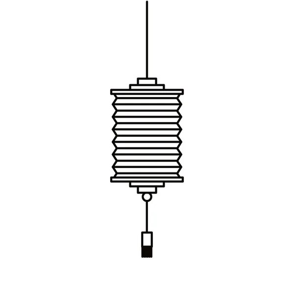 Kina Lantern vektor design — Stock vektor