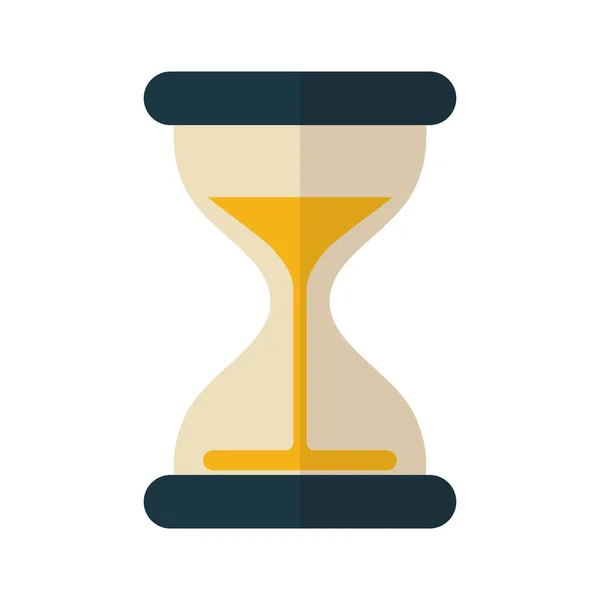 İzole kum saati simgesi tasarımı — Stok Vektör