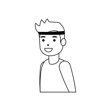 İzole çocuk karikatür tasarım