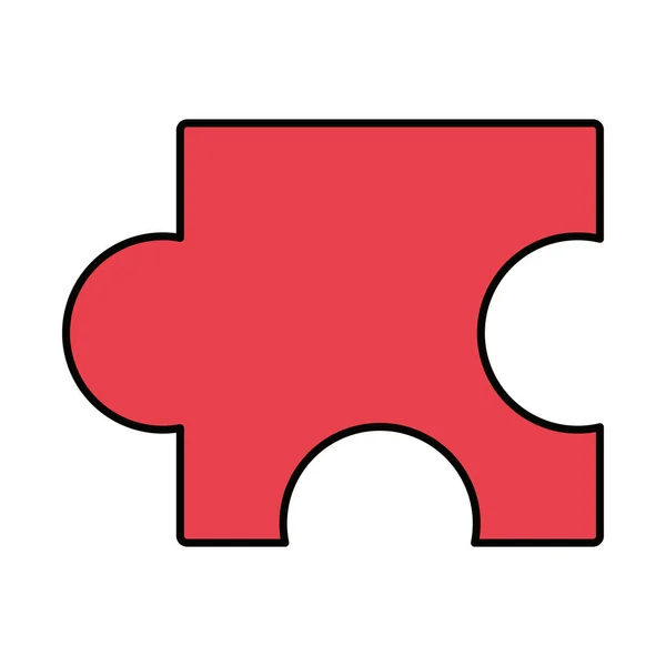 Puzzle juego de diseño — Vector de stock