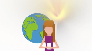 akıllı telefon ve sosyal medya kullanan genç kadın