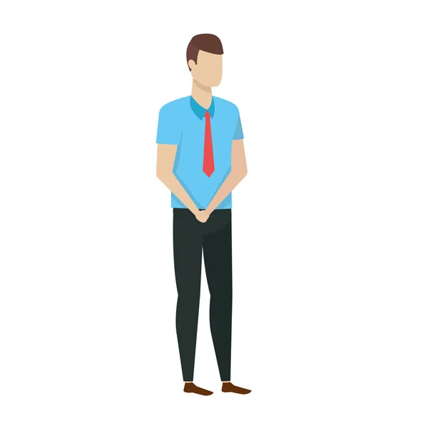 Zakenman avatar cartoon design — Stockvector