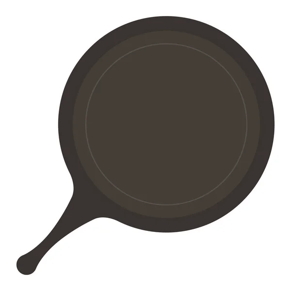 Conception de casserole de cuisine isolée — Image vectorielle