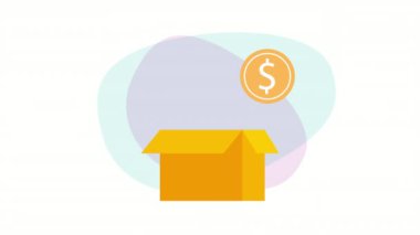 sikke para ile kutu karton