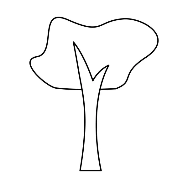 Geïsoleerd abstract en Season tree design — Stockvector