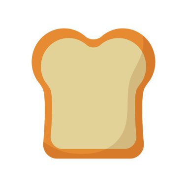 İzole ekmek vektör tasarımı