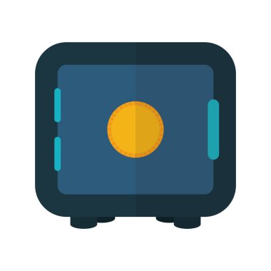 İzole strongbox vektör tasarımı