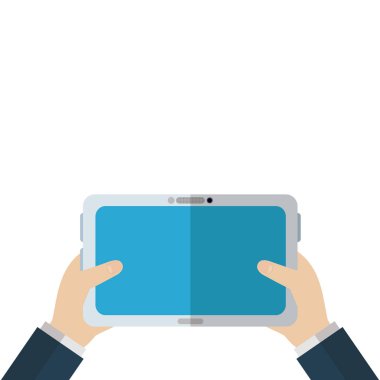 İzole tablet vektör tasarımı