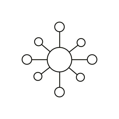 Yalıtılmış küreler vektör tasarımı