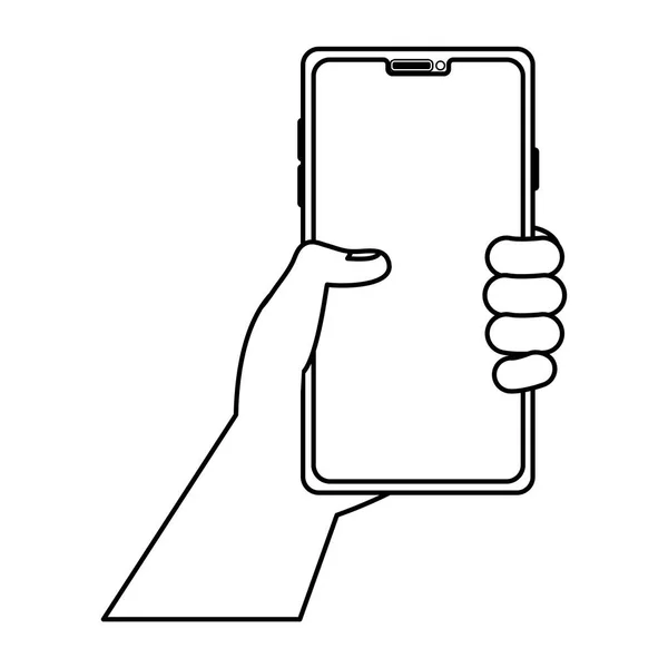 Geïsoleerd smartphone vector ontwerp — Stockvector