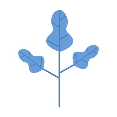 İzole edilmiş yaprak vektör tasarımı